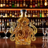Oktopus-Whiskyflasche