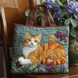 Handgefertigte Tasche - Rote Katze