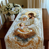 Gesteppte Tischdecke - Licht von Bethlehem
