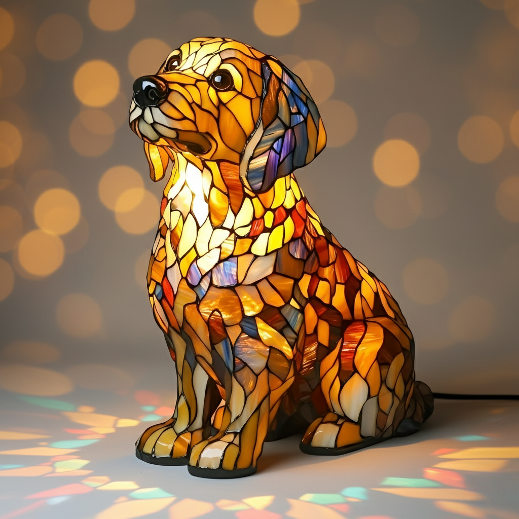 Lily, spirituelle Statue des Golden Retriever