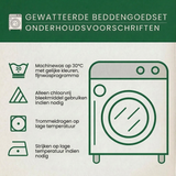 3-teiliges gewattetes Bettdeckenbezug-Set - Leserrefugium