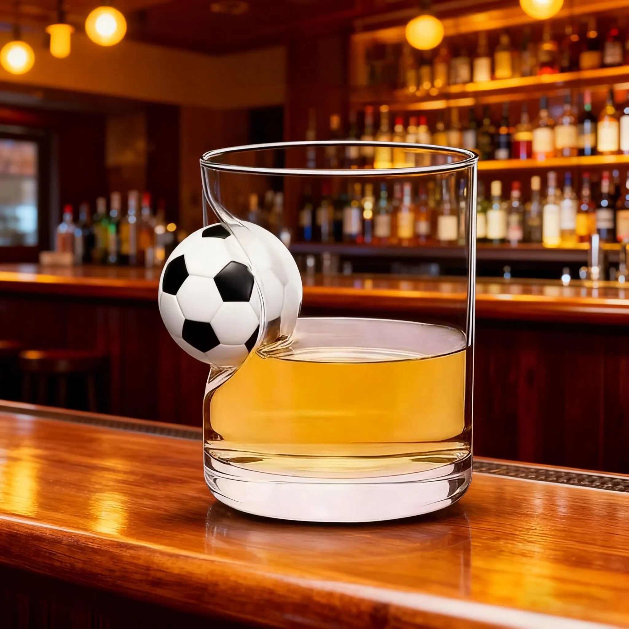 Kreative Whiskygläser mit Kugeln