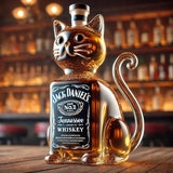 Katzen-Whiskyflasche
