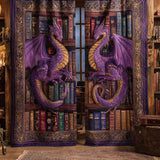Machteld - Gewattete Vorhänge Amethyst-Drachen