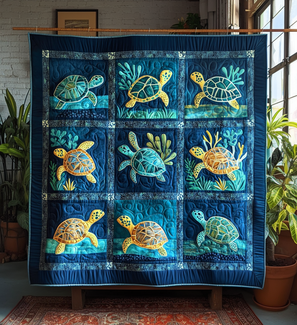 Marieke - Textile Wandkunst Verträumt Aquatisch