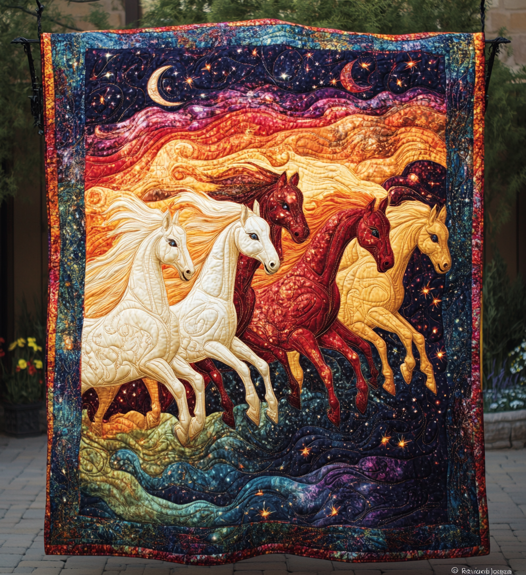Eline - Textile Wandkunst Aurora