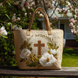 Handgefertigte Tote Bag - Heiliges Kreuz
