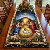Gesteppte Tischdecke - Stern von Bethlehem