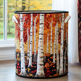 Gepolsterter Wäschekorb - Wald