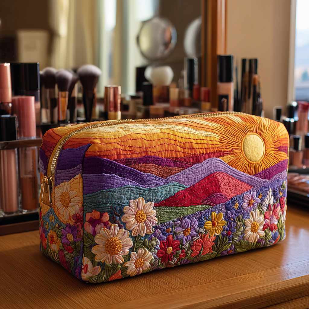 Puck - Gewattete Kulturtasche Design und leichte Motive