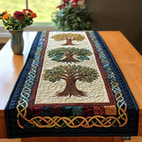 Gesteppte Tischdecke - Keltischer Baum