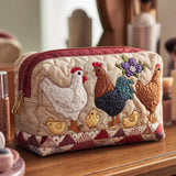 Aagje - Gewattete Kulturtasche Huhn im Nest