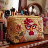 Ubel - Gewattete Kulturtasche Strahlendes Huhn