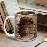 Bezaubernde Tasse mit wärmeaktivierter Bibliothek
