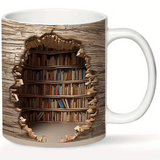 Bezaubernde Tasse mit wärmeaktivierter Bibliothek