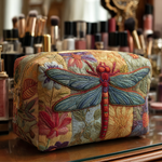 Ursula - Gewattete Kulturtasche Elegante Libelle