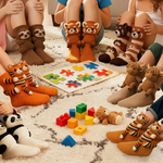 Sophie - Hohe gestreifte Socken