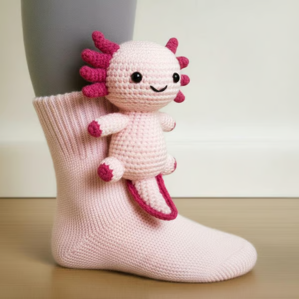 Sara - Axolotl-Socken