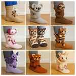 Sophie - Hohe gestreifte Socken