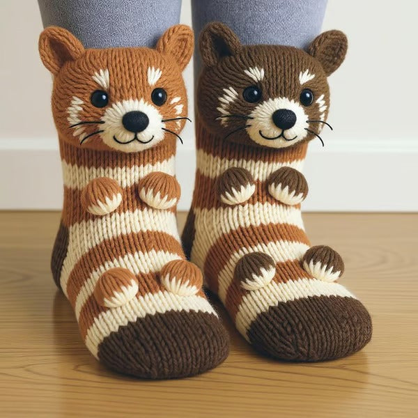 Rania - Waschbärsocken