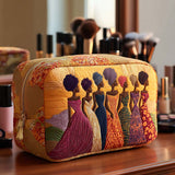 Odile - Gewattete Kulturtasche Feiner Print
