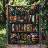 Norah - Gewattete Decke Blumen für die Bibliothek