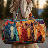 Gesteppte Reisetasche Pferd