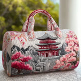 Gefütterte Reisetasche im japanischen Stil