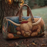 Gefütterte Reisetasche Bauernhof Kuh