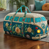 Gesteppte Reisetasche Hippie-Bus