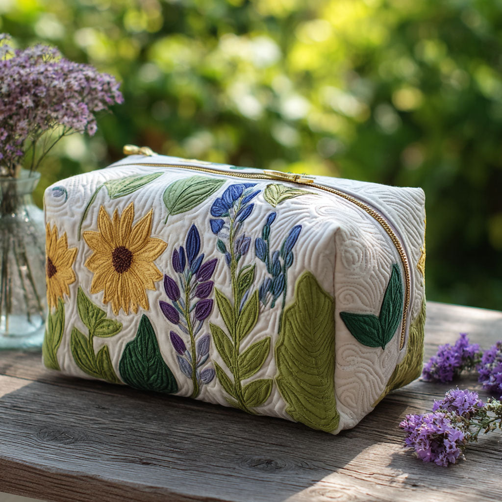 Fleur - Gewattete Kulturtasche Raffinierte Blumen