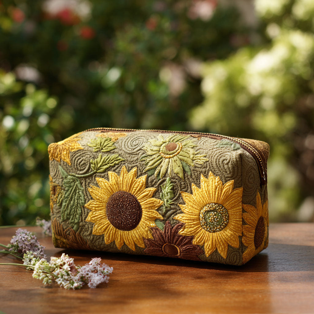 Geertje - Gewattete Kulturtasche Goldenes Feld