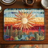 Femke - Gewattetes Platzset Goldener Horizont