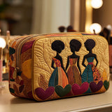 Astrid - Gewattete Kulturtasche Herzen der Freundschaft
