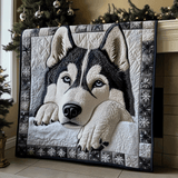 Renske - Gewattete Decke Husky-Traum
