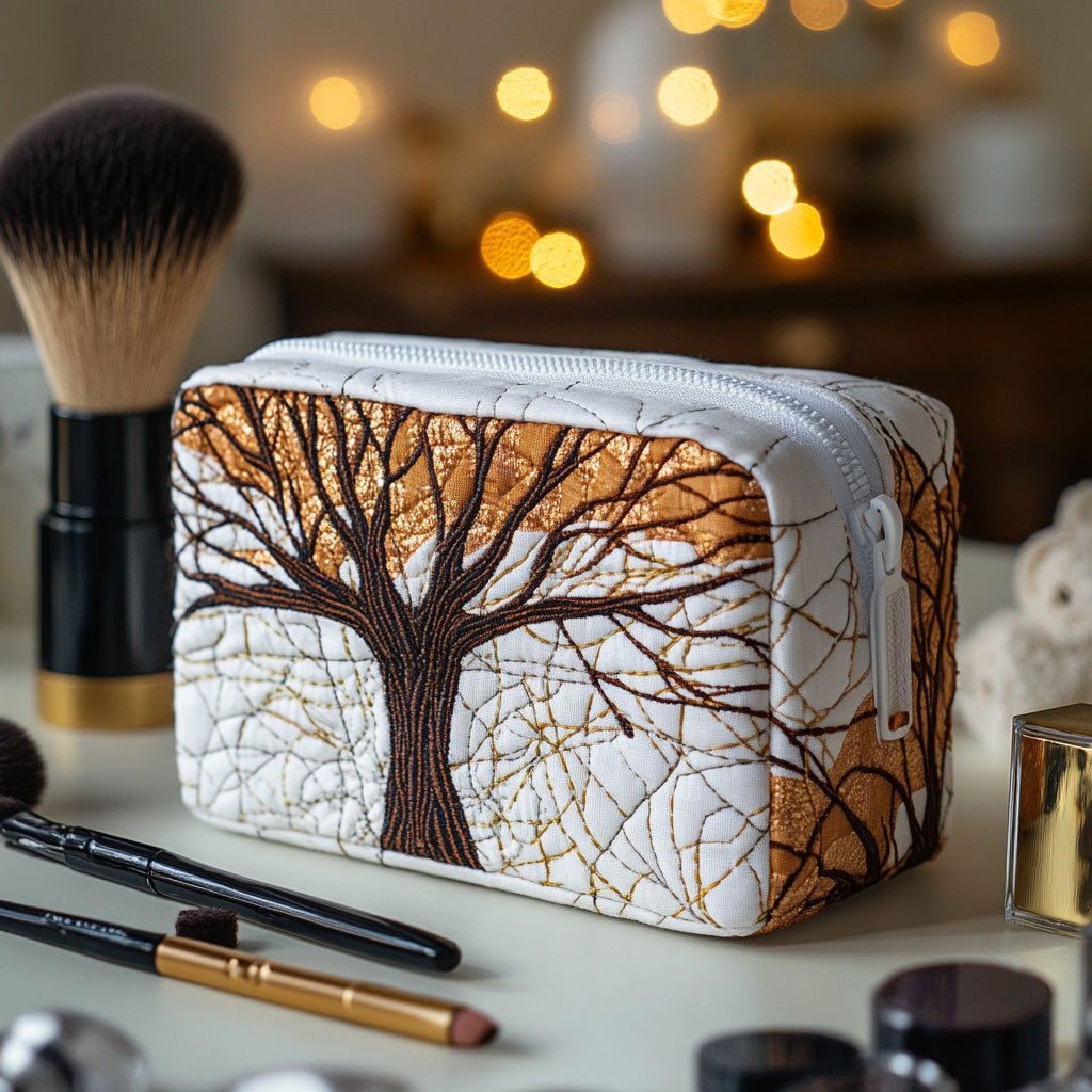 Melissa - Gewattete Kulturtasche Baummotiv