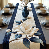 Gesteppte Tischdecke - Ruhige Magnolie