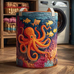 Gepolsterter Wäschekorb - Mystischer Oktopus