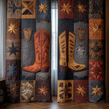 Lieke - Gewattete Vorhänge Rodeo-Patchwork