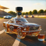 Whiskyflasche Polizeiwagen