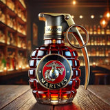 Granaten-Whiskyflasche