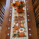 Gesteppte Tischdecke - Herbstfülle