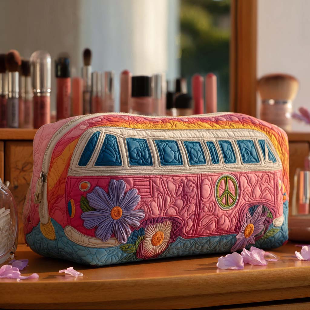 Sietske - Gewattete Kulturtasche Quilt und Heitere Reise
