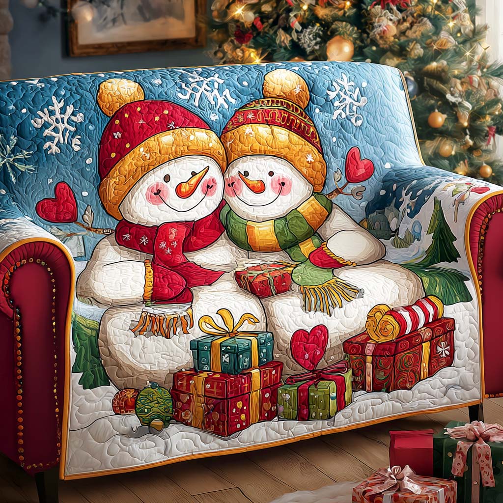 Astrid - Gewatteter Sofabezug Motiv Weihnachten