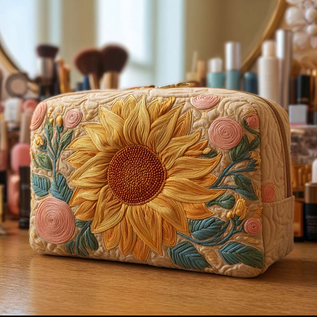 Gewattete Kulturtasche Raffinierte Sonne