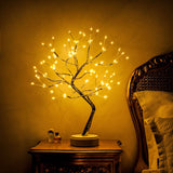 Spiritueller Baum aus magischen Lichtern