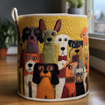 Gefütterter Wäschekorb - Fantasiehunde