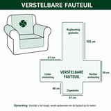 Marloes - Gewatteter Sofabezug Chalet Warm und Pfote Herz