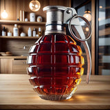Granaten-Whiskyflasche