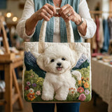 Handgemachte gewattete Tasche - Verzauberter Hund